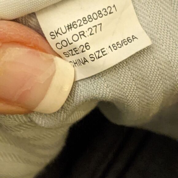 Abercrombie & Fitch Simone High Rise Super Skinny distressed dark jeans 2/26 - Picture 8 of 9